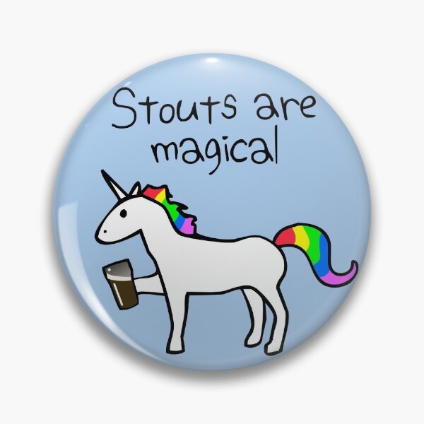 Item preview, Stouts Are Magical (Unicorn) designed and sold by jezkemp.
