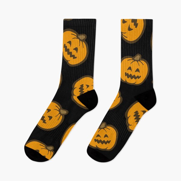 Item preview, Halloween Jack O' Lantern Pattern in Orange and Black designed and sold by evannave.