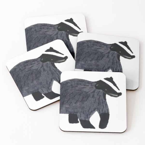 Item preview, Lineless Badger designed and sold by WildernessStore.