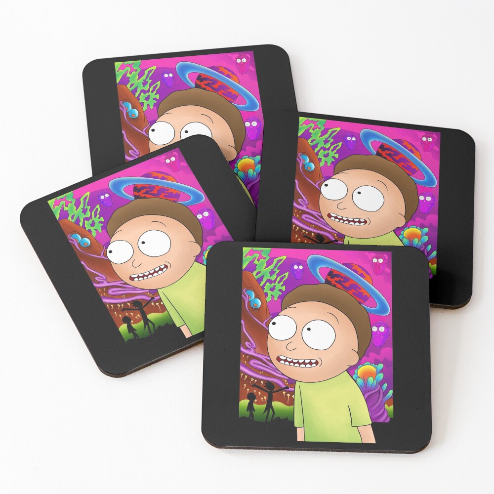 Rick and Morty Coasters (Set of 4)