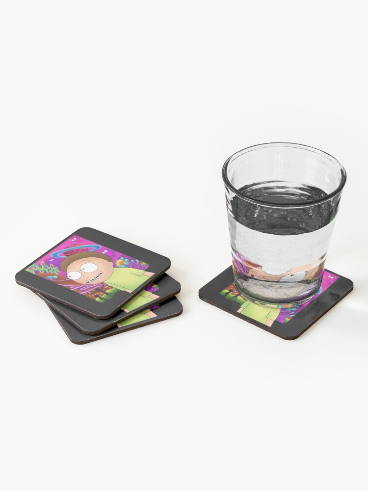 Alternate view of Rick and Morty Coasters (Set of 4)