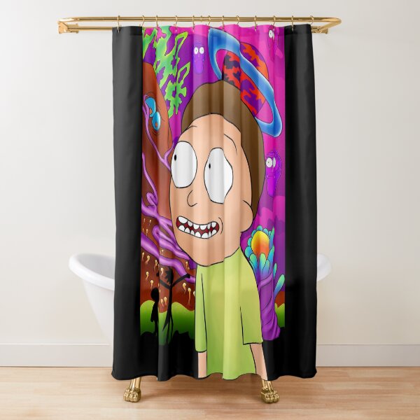 Rick and Morty Shower Curtain