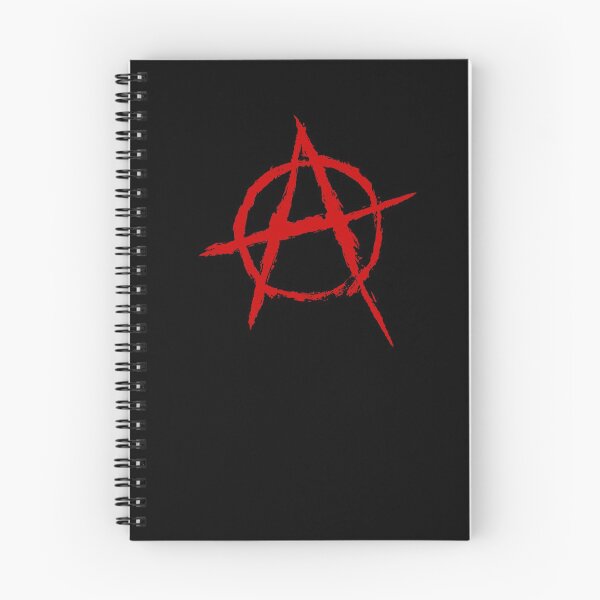 Item preview, Anarchy symbol in red designed and sold by Death Rock Tee.