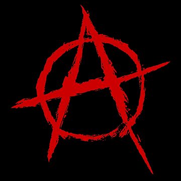 Vorschaubild zum Design Anarchie-Symbol in rot von Death Rock Tee