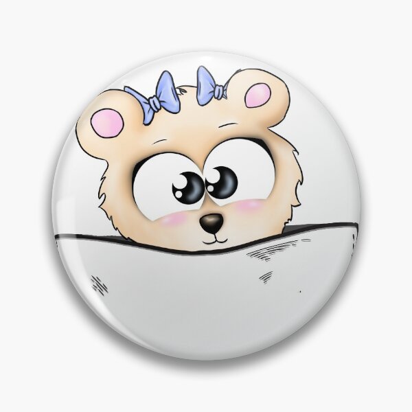 Item preview, Moune, the white bear in my pocket designed and sold by AlaakUnivers.