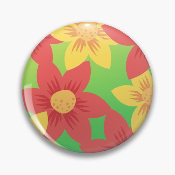 Item preview, Red and Yellow Flowers designed and sold by sammiesart97.