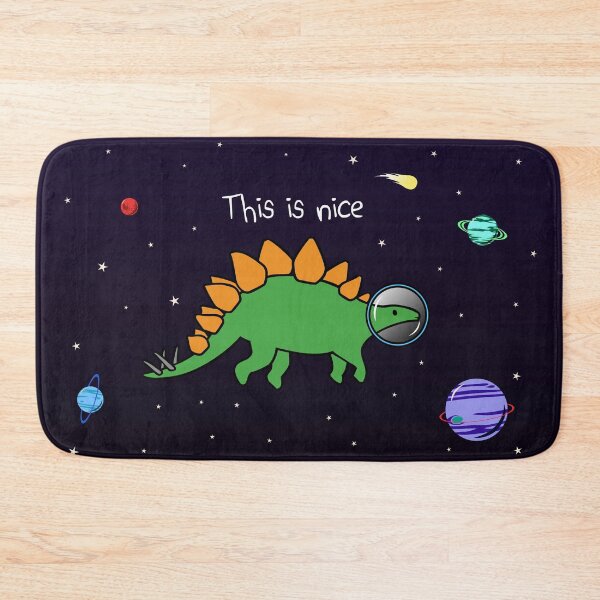 Item preview, This Is Nice (Stegosaurus Astronaut) designed and sold by jezkemp.