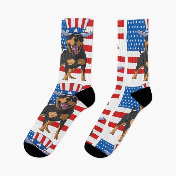 Item preview, Rottweiler 4th of July Patriotic Uncle Sam designed and sold by Nosek1ng.
