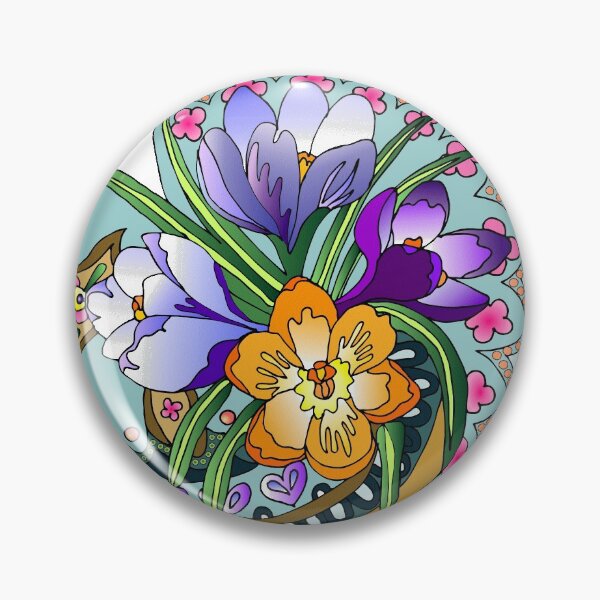 Item preview, Crocuses designed and sold by Paulina Dabrowska-Dorozynska.