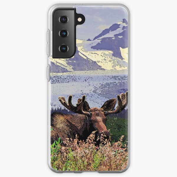 Glacier Moose Samsung Galaxy Soft Case
