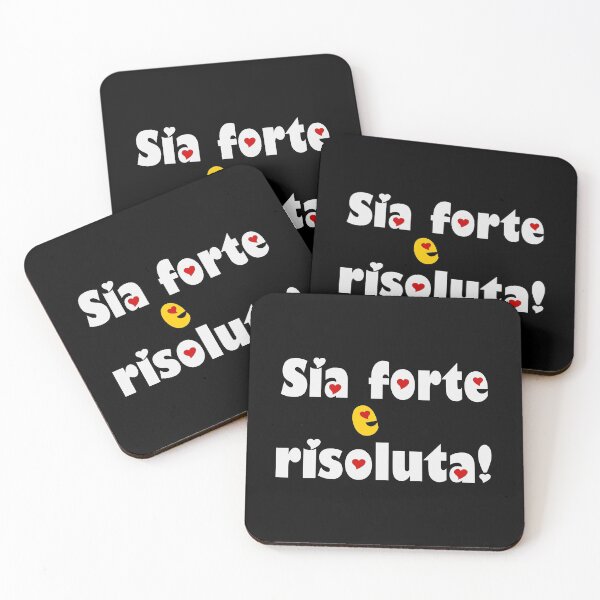 Item preview, ❤✦Sia forte e risoluta-Be strong and resolute in Italian designed and sold by Fantabulous.