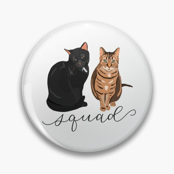 Item preview, Cat Squad Flat Illustration designed and sold by thecheeseplate.