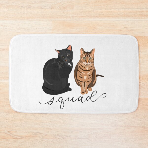 Item preview, Cat Squad Flat Illustration designed and sold by thecheeseplate.