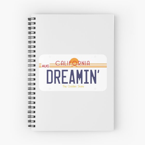 Item preview, California Dreamin' License Plate designed and sold by fandemonium.