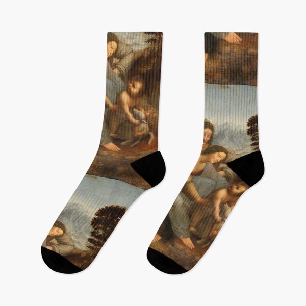 Item preview, Woman and Lamb  by Leonardo Da Vinci designed and sold by Vintage Designs +.