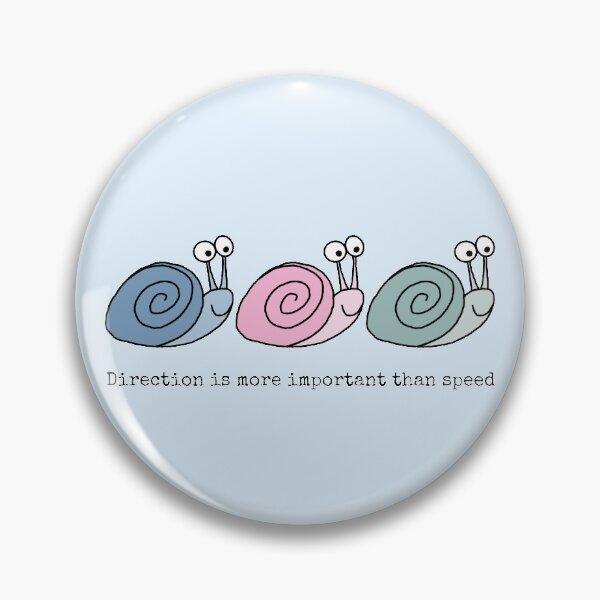 Item preview, Little pastel snails, direction is more important than speed designed and sold by Eenig.