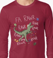 T-Rex Christmas Dinosaur - Dinosaur Christmas Long Sleeve T-Shirt