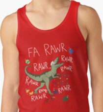 T-Rex Weihnachtsdinosaurier - Dinosaurier-Weihnachten Tanktop für Männer