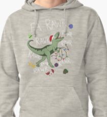 T-Rex Christmas Dinosaur - Dinosaur Christmas Pullover Hoodie