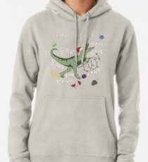 T-Rex Christmas Dinosaur - Dinosaur Christmas Pullover Hoodie