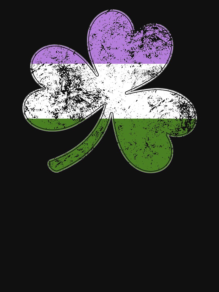 Genderqueer Shamrock Pride Flag by valador
