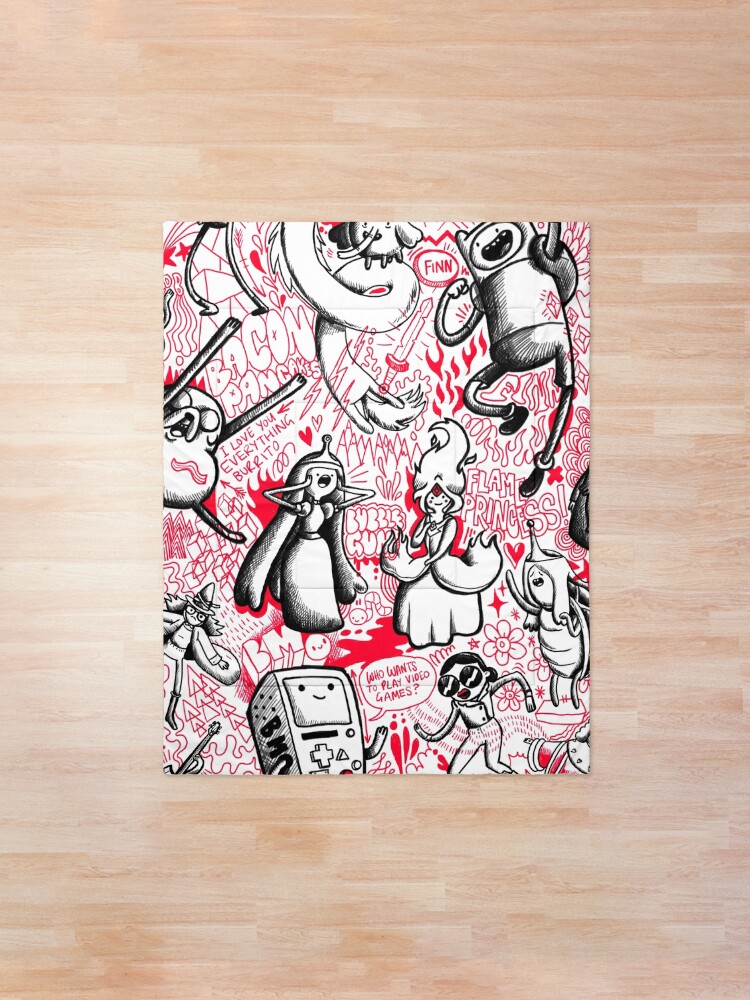 Alternate view of My Adventure Time Sketchbook Comforter