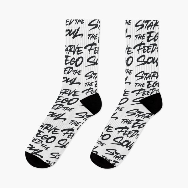 Aperçu de l'œuvre Affamer l'ego nourrir l'âme créée et vendue par Zagach Letters.