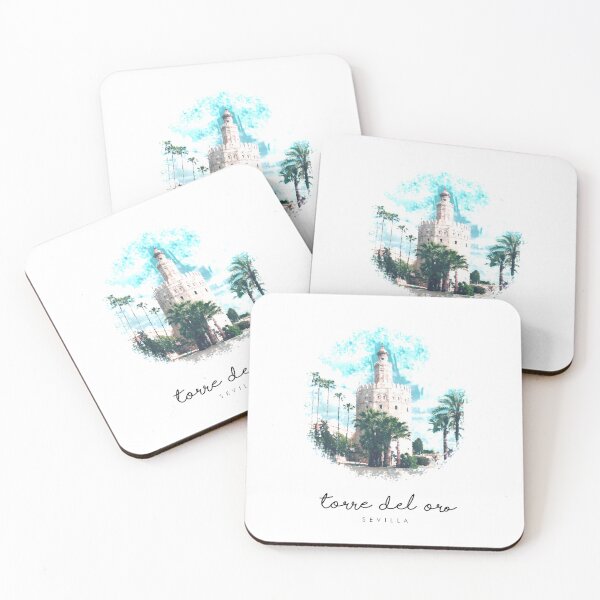 Item preview, Torre del Oro - Sevilla - Illustration Minimalist Monuments Spain designed and sold by Tropical Blood.