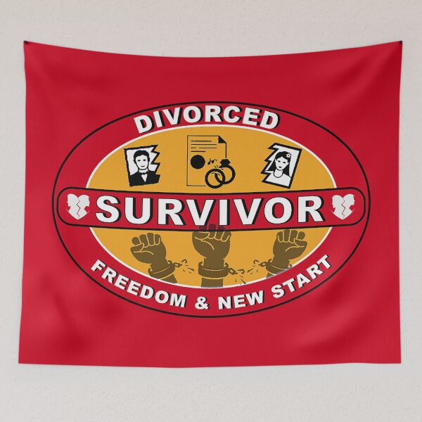 Item preview, Survivor - Divorced Survivor - Funny Divorced shirt - Hope Divorced Gift - Divorced Gifts designed and sold by happygiftideas.