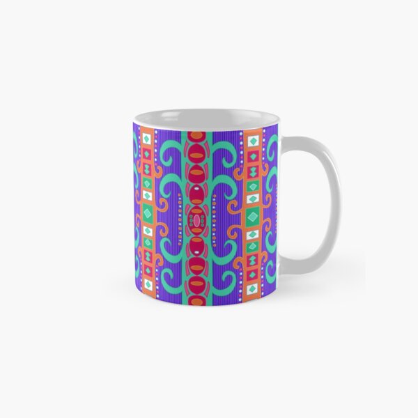 geometric vines 2 Classic Mug