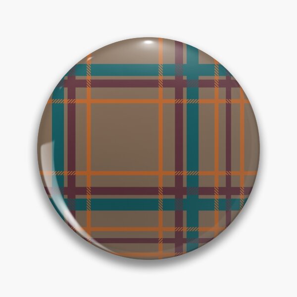 Autumn Chic Plaid Pin