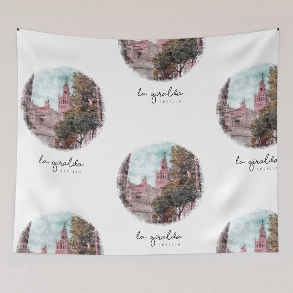 Item preview, Giralda - Sevilla Spain - Illustration Watercolour  designed and sold by Tropical Blood.