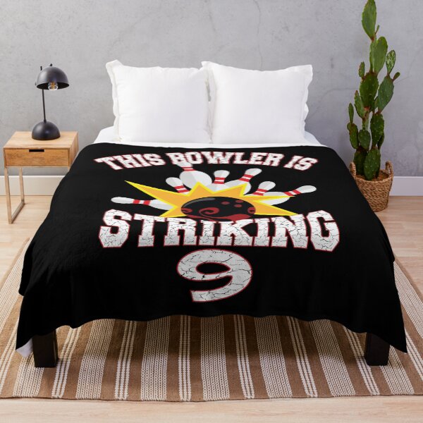Item preview, This Bowler Is Striking 9th Birthday 9 Years Old Bowling print designed and sold by Grabitees.