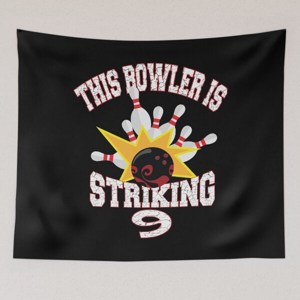 Item preview, This Bowler Is Striking 9th Birthday 9 Years Old Bowling print designed and sold by Grabitees.
