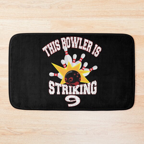 Item preview, This Bowler Is Striking 9th Birthday 9 Years Old Bowling print designed and sold by Grabitees.