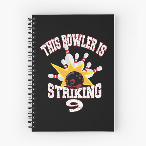 Item preview, This Bowler Is Striking 9th Birthday 9 Years Old Bowling print designed and sold by Grabitees.