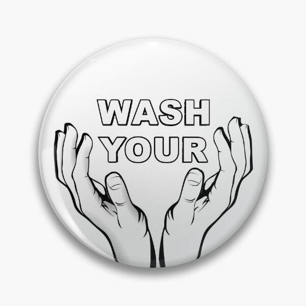 Item preview, Wash Your Hands (White) designed and sold by hyproinc.
