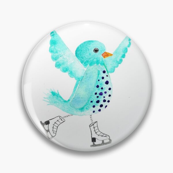 Item preview, Iceskating Bird designed and sold by Sonoran Glimmer.