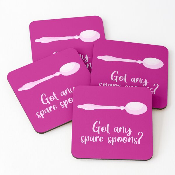 Item preview, Got Any Spare Spoons? (Spoonie Awareness) - Light Pink designed and sold by KelseyLovelle.