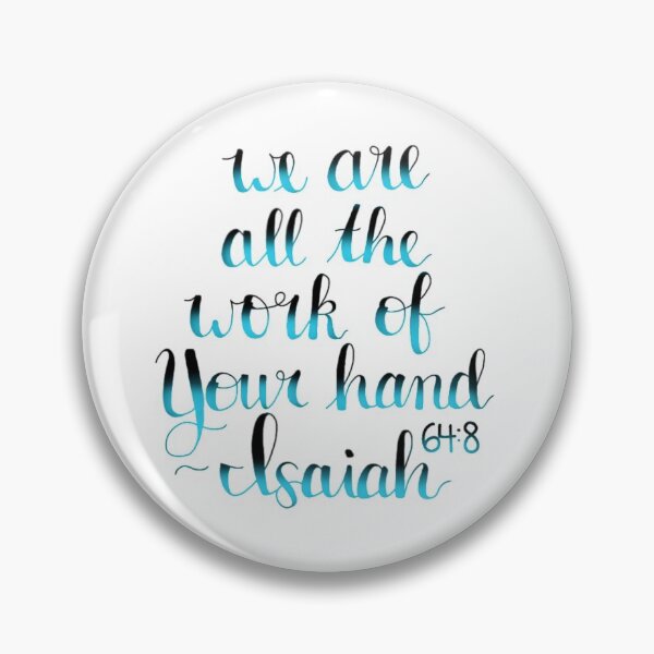 Item preview, Bible Verse Calligraphy (Isaiah 64:8) designed and sold by pixel-rose.