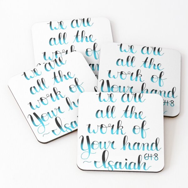 Item preview, Bible Verse Calligraphy (Isaiah 64:8) designed and sold by pixel-rose.