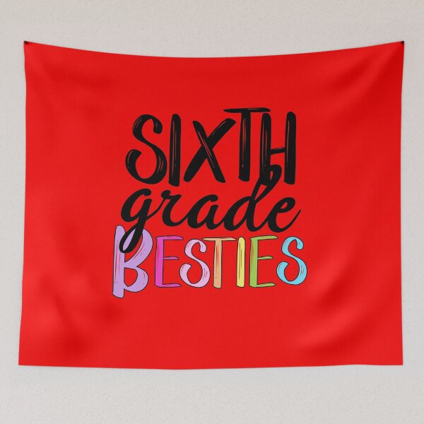 Item preview, SIXTH GRADE BESTIES- SCHOOL TEACHER T SHIRT  designed and sold by Al Collections.