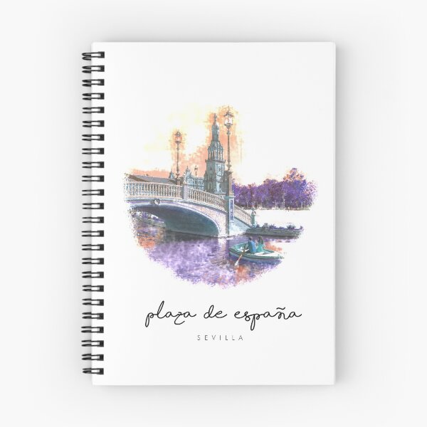 Item preview, Plaza España - Sevilla Minimalist Watercolour Design  designed and sold by Tropical Blood.