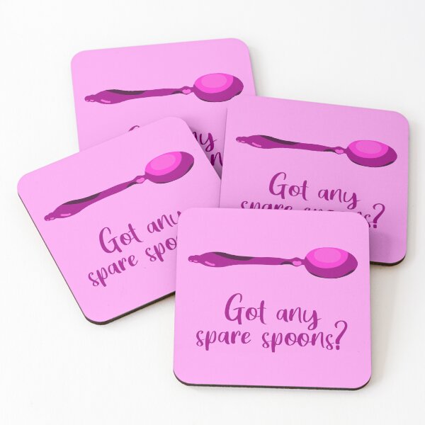 Item preview, Got Any Spare Spoons? (Spoonie Awareness) - Pink designed and sold by KelseyLovelle.