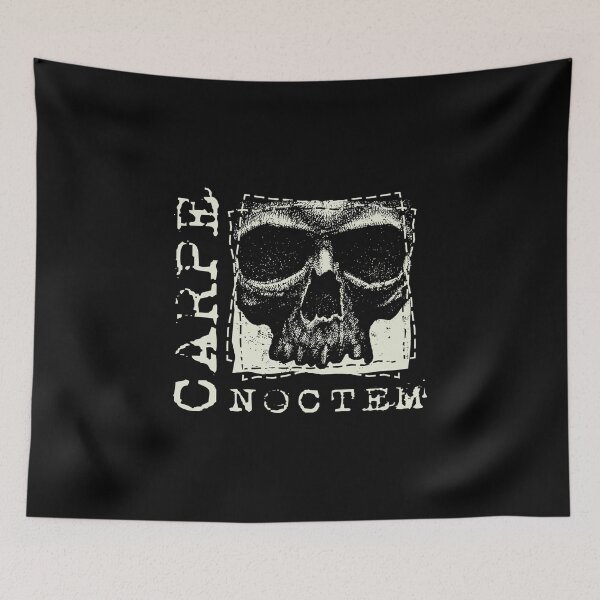 Item preview, Carpe Noctem Skull designed and sold by KoolMoDee.
