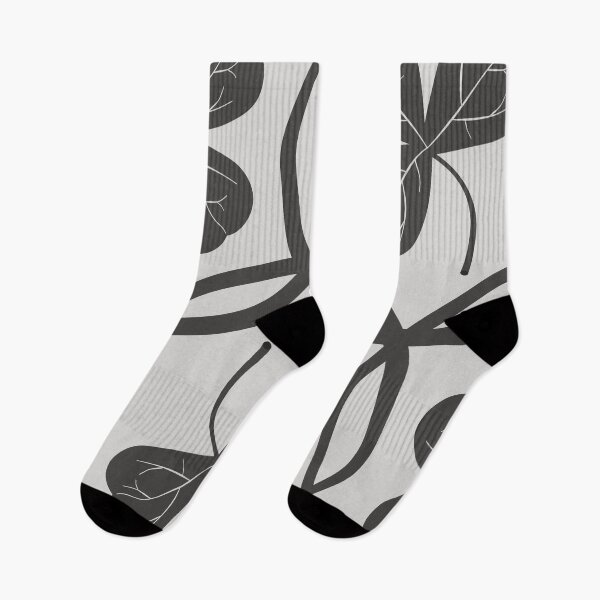 Item preview, Grey Shamrock Leaf pattern on Light Grey Background designed and sold by DKdesigns27.