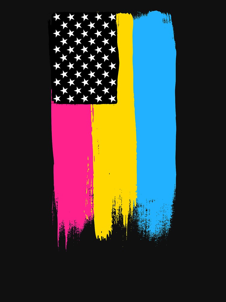 Pansexual Pride Stars and Stripes by valador