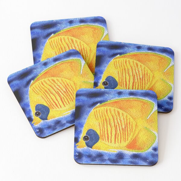 Item preview, Masked Butterfly Fish designed and sold by Sonoran Glimmer.