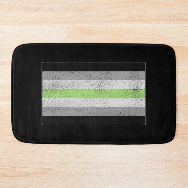 Item preview, Distressed Agender Pride Flag designed and sold by Patrick Hiller.