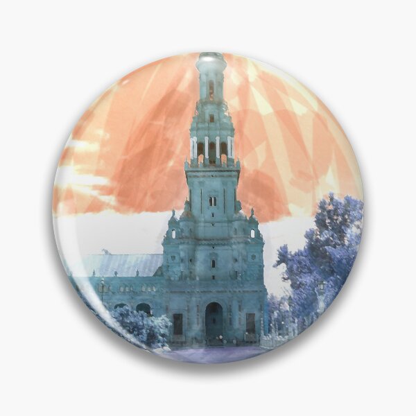 Item preview, Plaza España - Sevilla - Circle - Design - Intense colors  designed and sold by Tropical Blood.